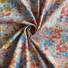 100 Custom Color Floral Printed In Stock 100 Cotton Fabric Low Price For Garment