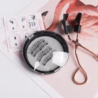 Magnetic Eyelashes With 3 Pieces Magnets 3d Wholesales Lashes Vendor Silk Eyelashes No Need Glue