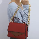 Metal Metalmetal Retro Replacement Flat Chain Strap Handbag Metal Chains Accessories With Buckles