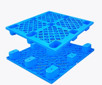 Good quality Nine legged grid plastic pallets Stackable Cargo HDPE Plastic Pallets 9 Feet 4 Way Entry Product factory