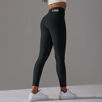 Hot Sale Brushed Naked Feeling Yoga Leggings For Women High Waisted