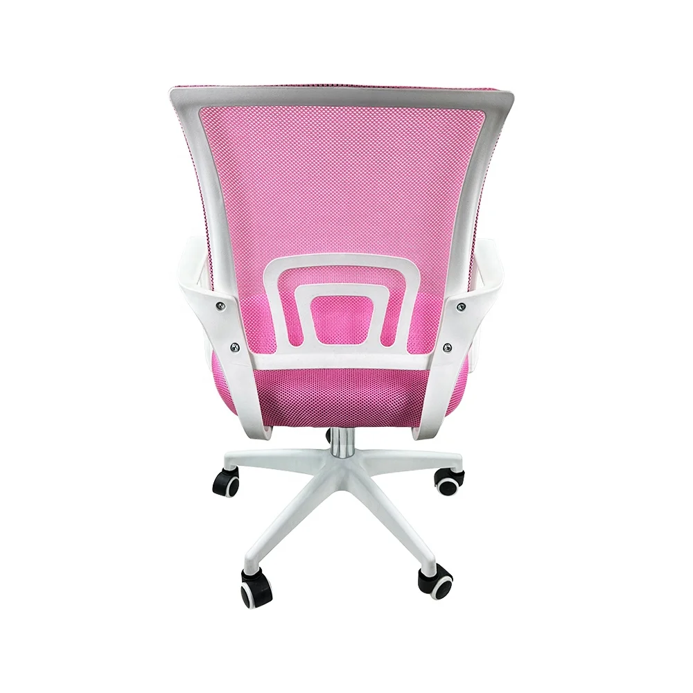 Hot Sale Modern Mesh Office Chairs Meeting Room Minimalist Staff Guest Manager Pink Breathable Rotating Cheap Office Chairs