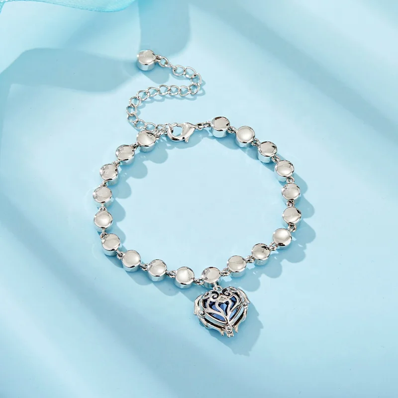 CDE Design Love Women Gift Jewelry Healing Stone Crystal Bracelet Gemstone with charm