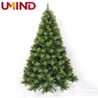 Metal Frame Trees Green PVC PE 240cm Christmas Decorations Artificial Metal Frame Christmas Trees