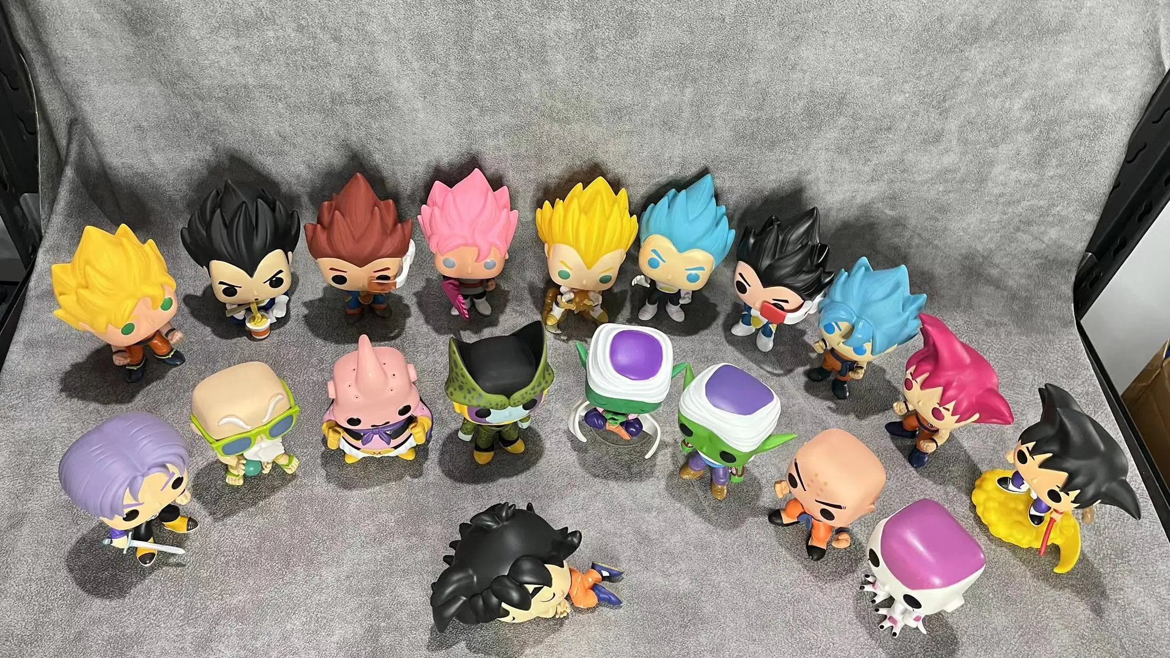 2023 New 10cm 4 Inch Funkoed Pops Dragons Ball Z Goku Vegeta Buu Model