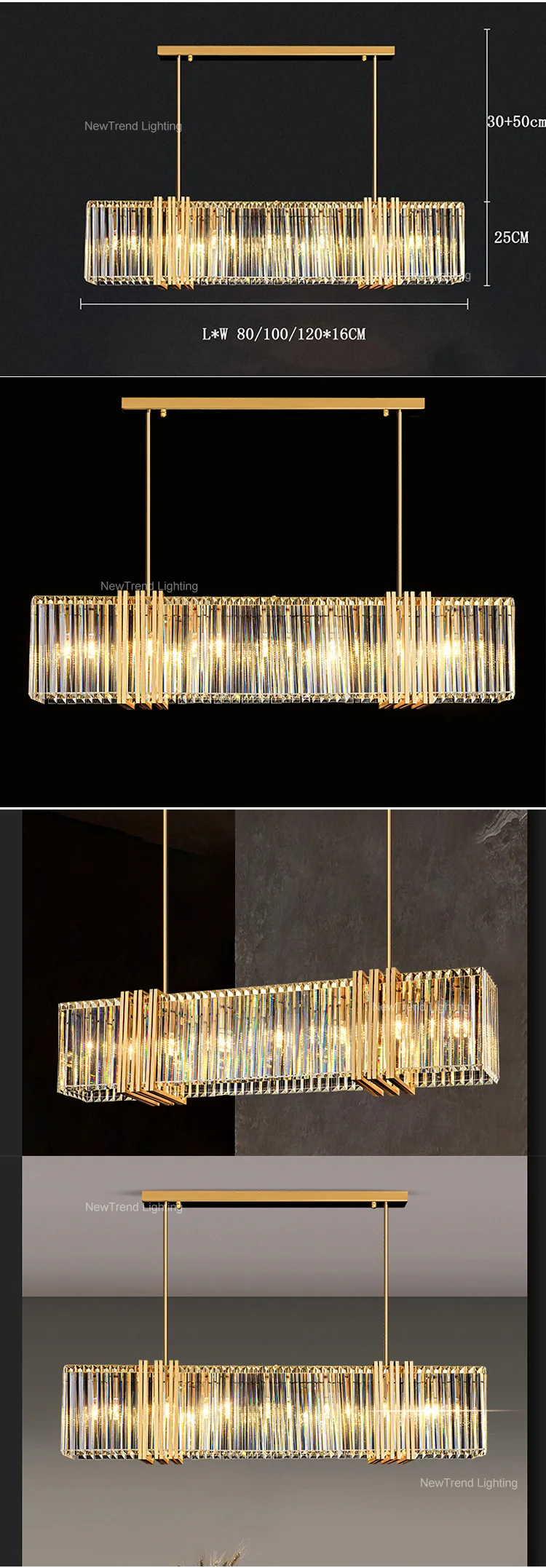 cpl 327 luxury indoor decoration fixtures villa home living room dining room led crystal chandelier light-1