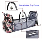 To Baby Bag Diaper Baby Bag Easy To Go Multifunction Expandable Diaper Backpack Baby Foldable Bed Diaper Bag