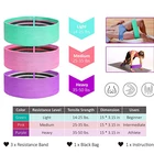 Bands Custom Logo Printed Yoga Gym Exercise Fitness For Legs Glutes Booty Hip Fabric Resistance Bands