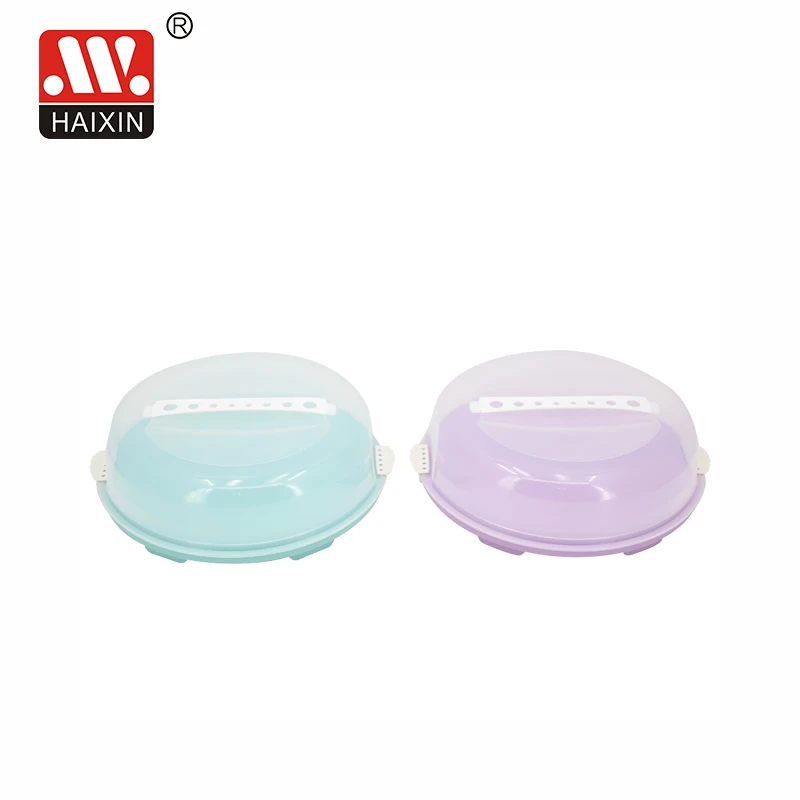 Transparent Plastic Round Cake Box Server Baking Gadgets Wholesale Pp Plastic Boxes For Cakes