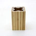 Bamboo Bamboo 6pcs Bamboo Or Wood Bathroom Accessory Set Hotel Decor