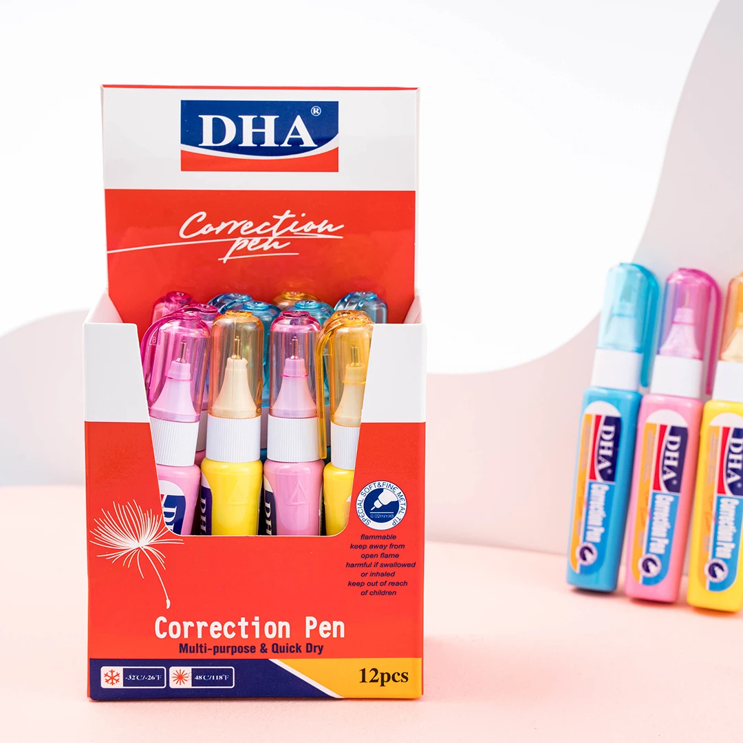 Wholesale 4ml Custom Oil Based Correction Pen Correction Fluid For School