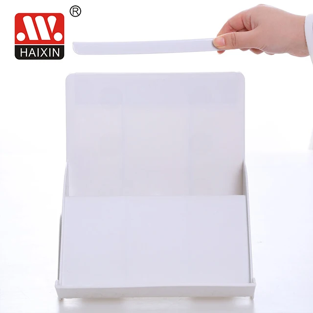 Haixing Wholesale Plastic Foldable Shoe Rack Double-layer Space Saver Shoe Box