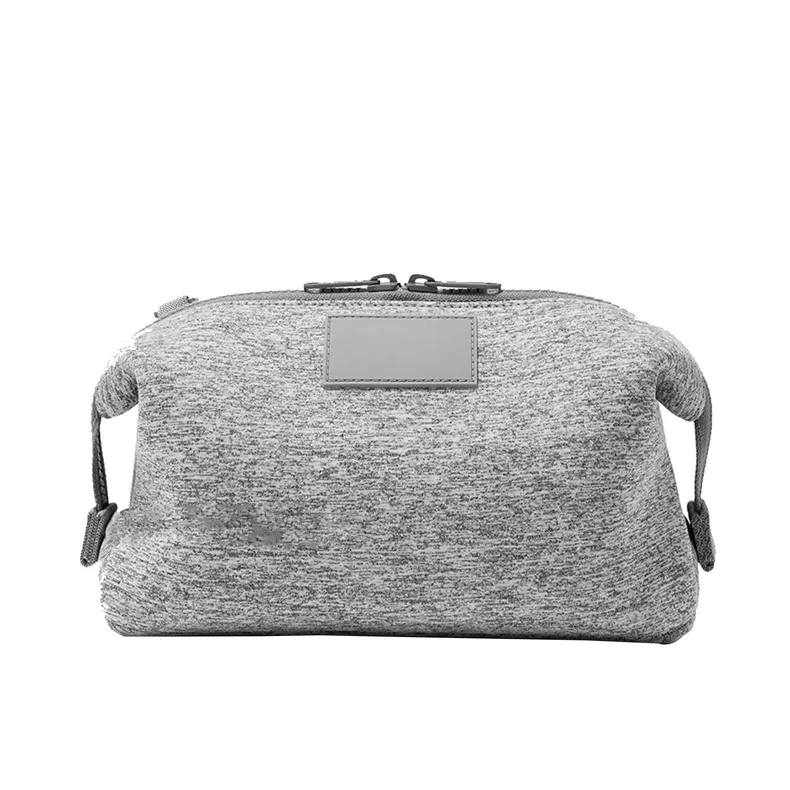 Customized Neoprene Makeup Bag Fashionable Cosmetic Organizer Large Capacity Makeup Bag with Zipper Closure for Girls details