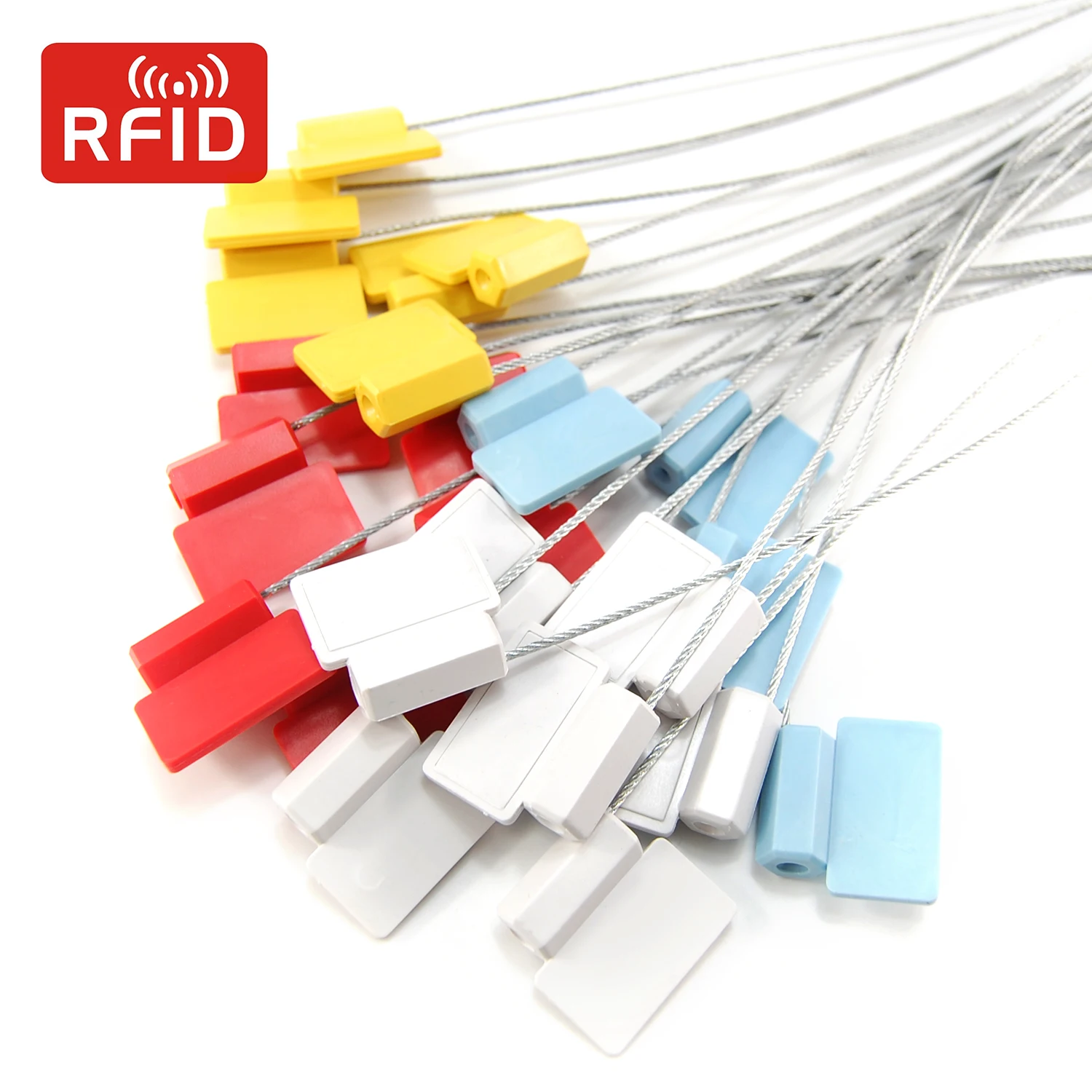 High Security Rfid Cable Seal Writable Rfid Wire Seal Nfc Hf Rfid Cable