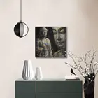 Amazon Inspirational Buddha Picture For Wall Decor Gilded Grey Buddha Painting Canvas Print Art Zen Wall Art For Home Decoration