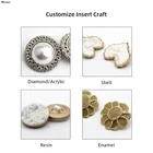 Sew Buttons SANKO Custom Shirt Sew On Vintage Pearl Buttons For Clothes With Shanks Supplier