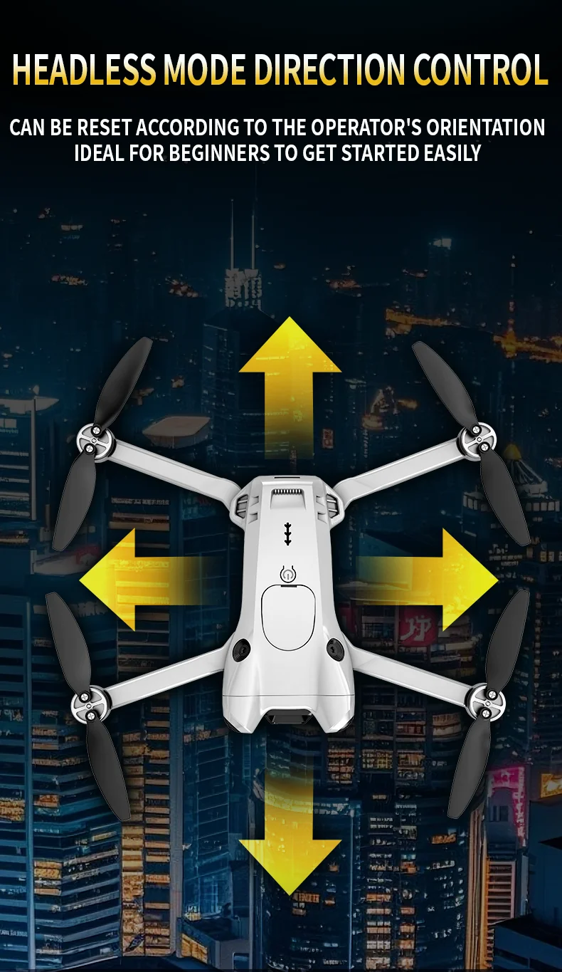 Drone M4 ultra-convivial pour les débutants GPS télécommande haute longue portée connectivité WIFI suivez-moi Drone cadeau d'évitement d'obstacles
