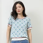 Sweater Knitting Women Knit Clothing Wool Sweater Summer Plus Size Knitting Wear Short Sleeves