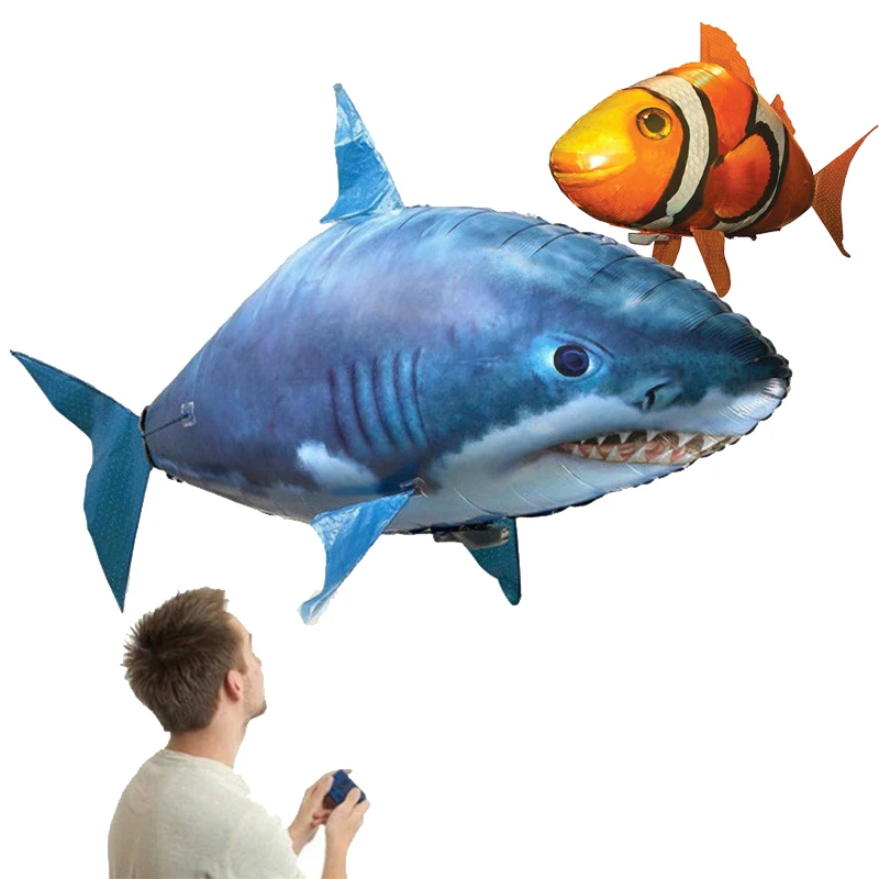uitspraak reguleren Zilver Remote Control Shark Toys Radio Fly Fishing Balloons Clown Fish Animals  Interactive Toy Air Rc Animal Party For Children Boys - Buy New Arrival Air  Toys Inflatable Kids Remote Control Rc Fish