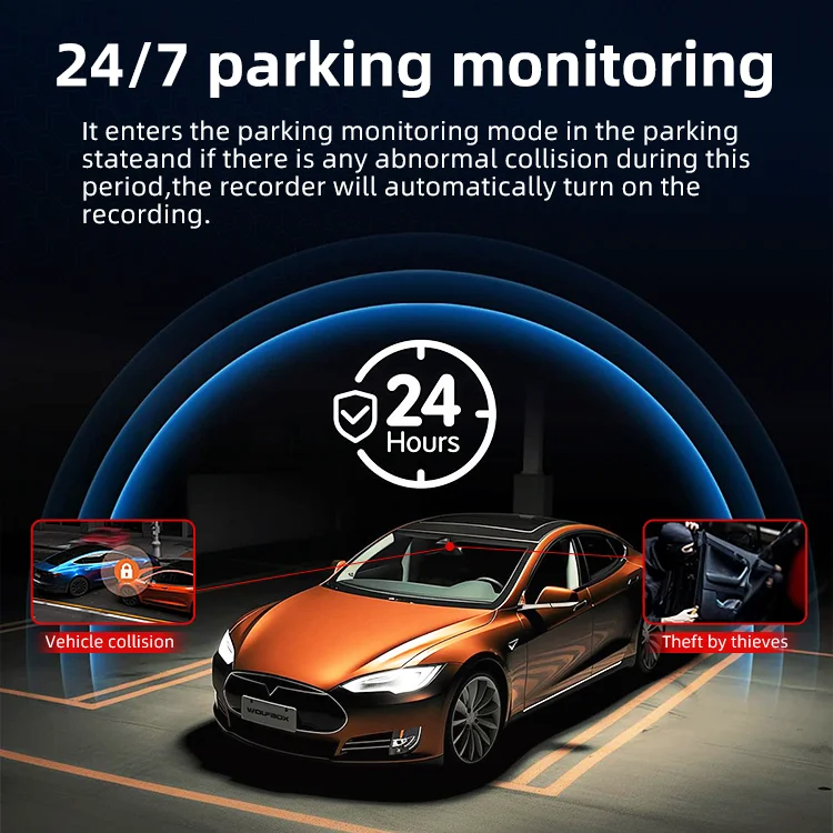 UHD Car Black Box 4k Wifi Gps Dashcam 3 Channel WIFI 4k Dash Camera 3 Lens 4k Dash Cam F1.8 with 140° Wide Angle for Agent manufacture