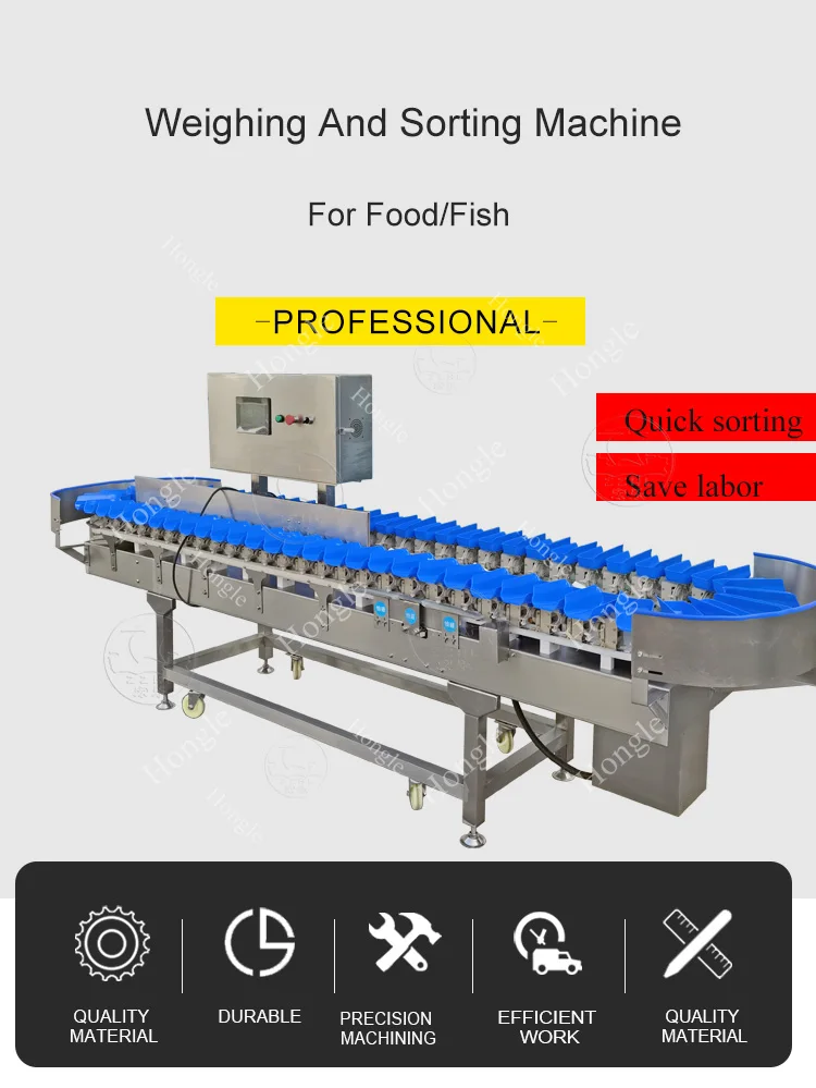 Clam Fish Sorting Machine Agricultural Product Weight Sorting Machine Shrimp factory