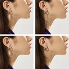 Big Earing Earring Hot Selling Big 2021 Long Trend High Quality Trendy Earing Woman Geometric Earring