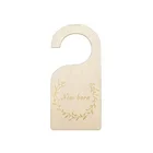 Wooden Baby Closet Organizers Laser Cut Wood Hanging Closet Dividers