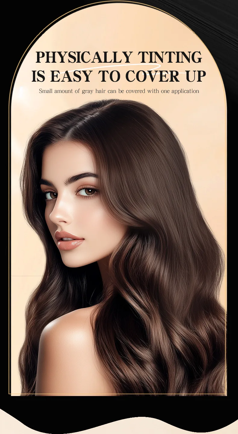 OEM ODM Custom Hairdressing Stick Private Label Wholesale Cover Gray Hair Portable Gentle Dyeing Hairdressing Wand Factory Price