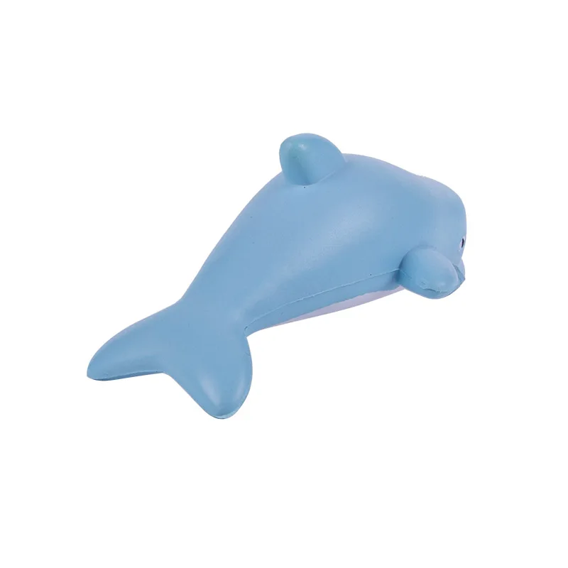 Hotsale Dolphin Shape PU Stress Balls Anti-Stress Promotional Toy Balls