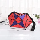 Shape-Variable Holographic Laser Bag Reflective Folding Bag W/Polyester Lining Flash Wash Bag As Free Gift For Women