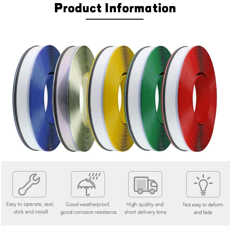 High Purity 1000 Series Grade Aluminum Trim Cap for Channel Letter with 50m Length and 5 Years Warranty