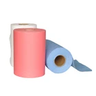 Wholesale Sample Price 55% Woodpulp 45% Polyester Disposable Restaurant Kitchen Rolls Wet Wipes