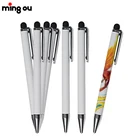 Ballpoint Pen Laser Logo Sublimation Metal Pen Touch Phone Screens Sublimation Pen