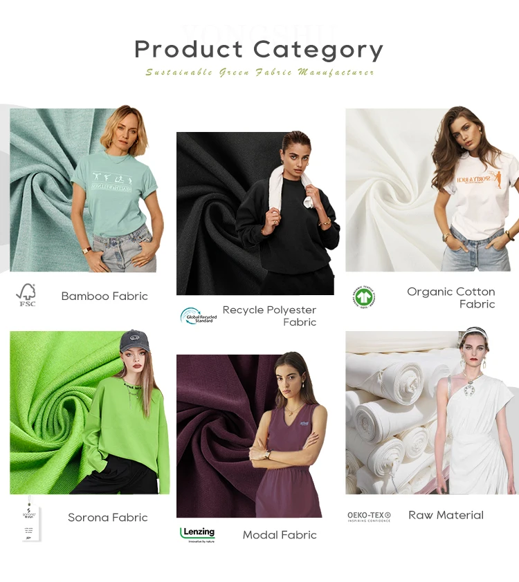 Global Recycle Standard Certificated 90% Recycled Polyester 10% Spandex Jacquard Knit Fabric for Man details