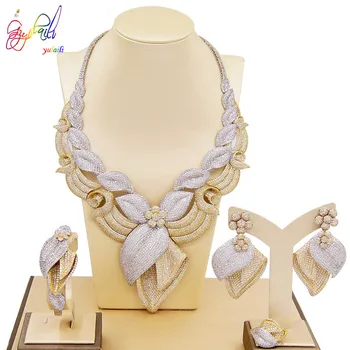 High quality Fashion Jewelry Set Gorgeous Zirconia Jewelry Set Wedding Anniversary Costume Jewellery for Women #4