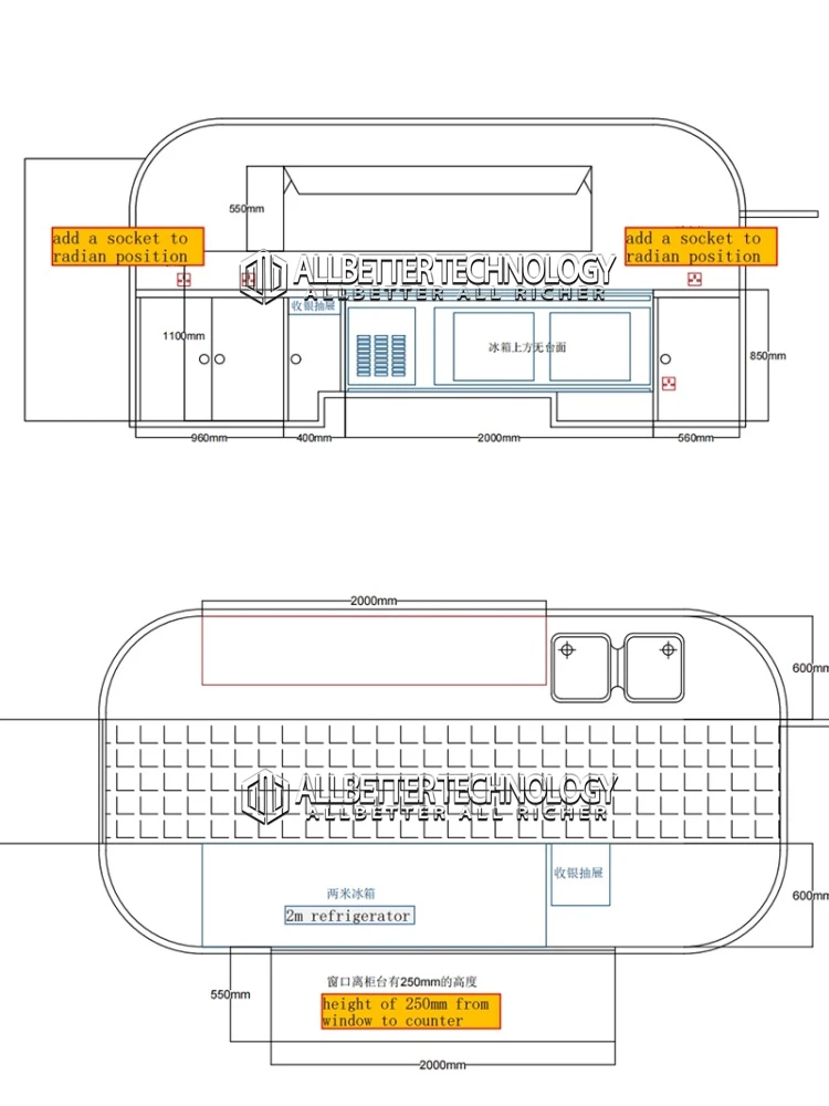 Good Selling USA Airstream Food Trailer Australian Standard Dessert Food Truck Beverage Food Trailer