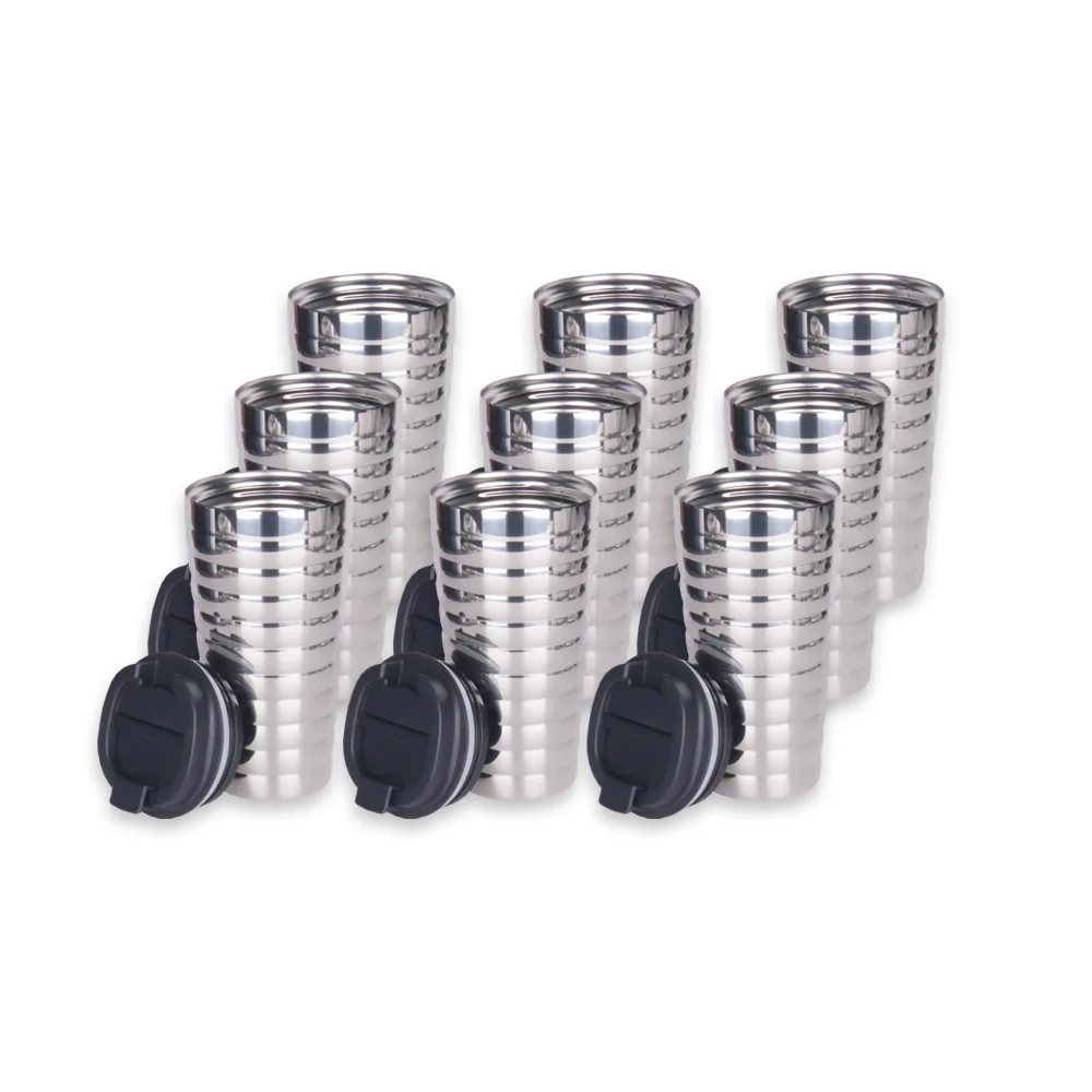 500ml BPA Free Stainless Steel Double Wall Custom Coffee Mug Insulated 18/8 Vacuum Thermos Flask Steel Bubble Tea Tumbler