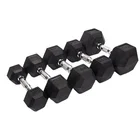 Gym 2021 High Quality Hex Rubber Coated Dumbbell Gym Hex Dumbbell Fitness Equipment Sets