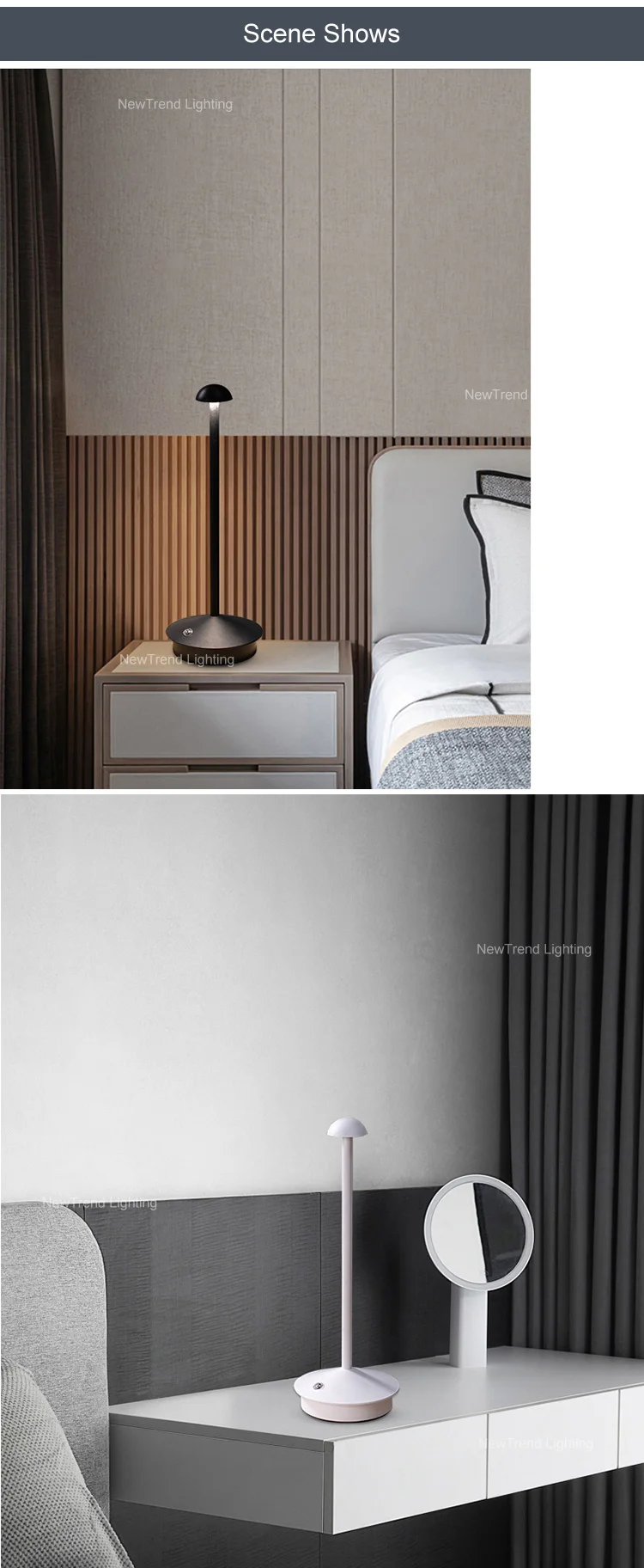 dxzp08 simple indoor decoration night light home study room 3000 4000 6000 k dimming modern led rechargeable table lamp-4