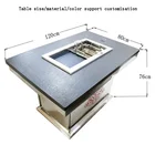 Table Yawei 760 Lifting Hot Pot Grill Table Restaurant Dining Hot Pot Custom Table