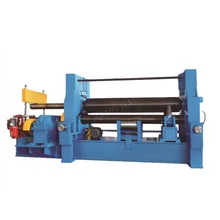 Hydraulic Plate Rolling Machine W11S Large Size Thickness 30mm Width 500mm Provided Automatic 3 Roller Plate Bending Machine