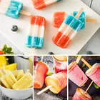 Wooden Eco-friendly Round Wooden Ice Cream Popsicle Sticks DIY Craft Sticks