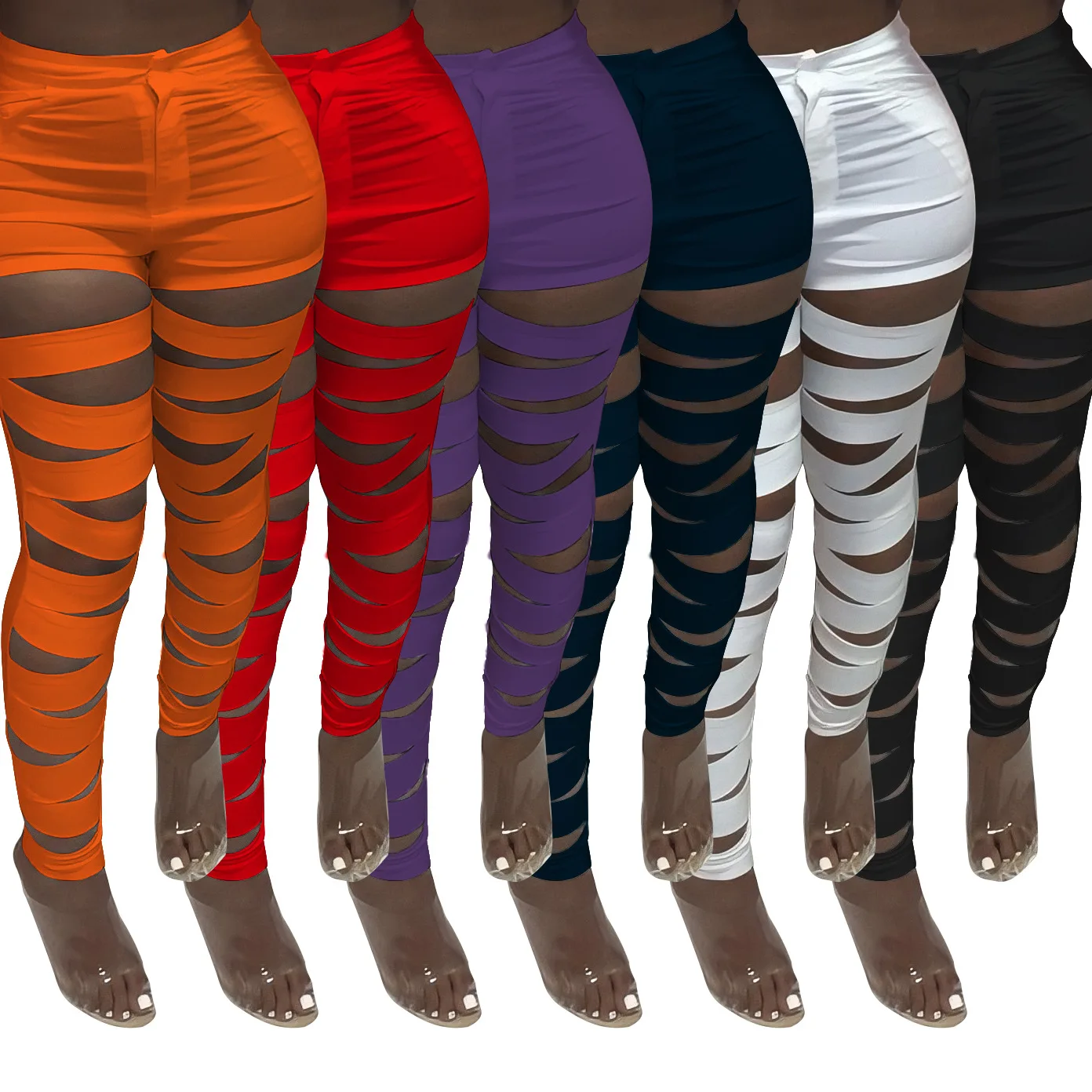 Women Solid Color Classic Bootcut Jeans 