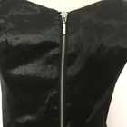 Strapless Fashion Women's Front Slit Satin Sexy Strapless Dress Mini Dress