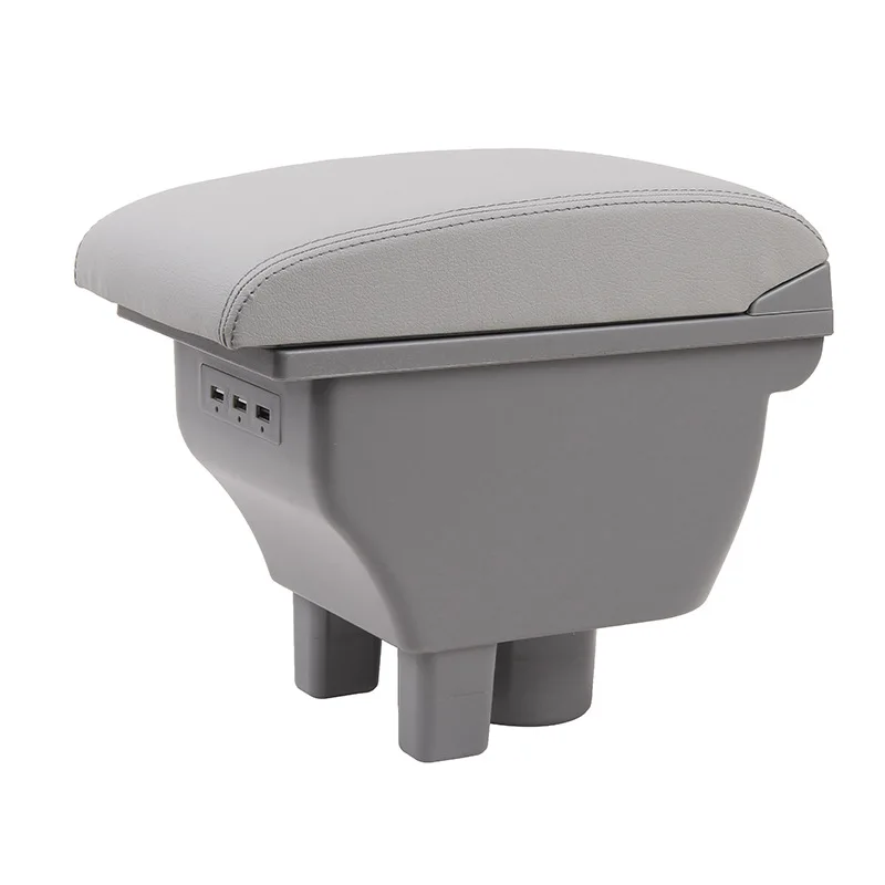 product car usb armrest box central console arm store content box cup holder car center armrest box-6