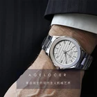 Agelocer Brand Simple Watches For Men Stainless Steel Band Fashion Unique Factory Direct Wrist Man Watch