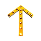 Traffic Light Manufacturers LED Amber 12V 24V Car Traffic Arrow Flashing Light Guide Warning Indicator Flashing Light