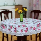 Plastic Round Table Cloth Printed Plastic Round Table Cloth With Nice Designs