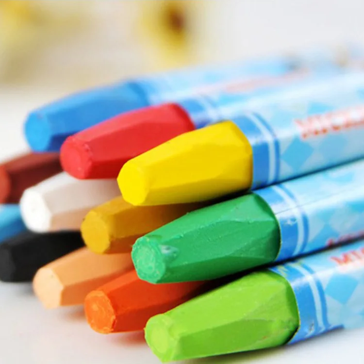 24 Colors 36 Colors Oil Washable Pastel Pencil Crayons Mini Artist Crayons