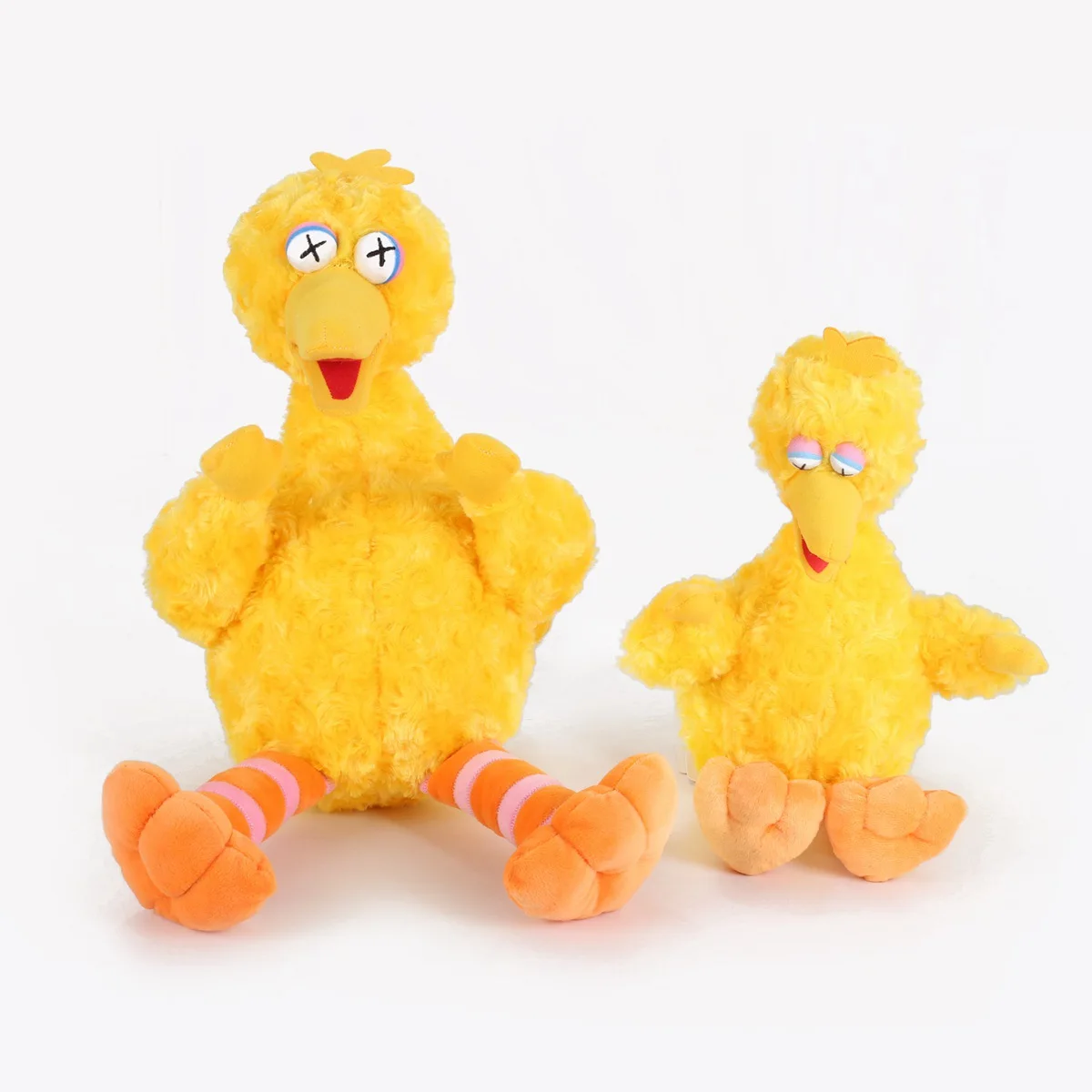 big bird kaws plush